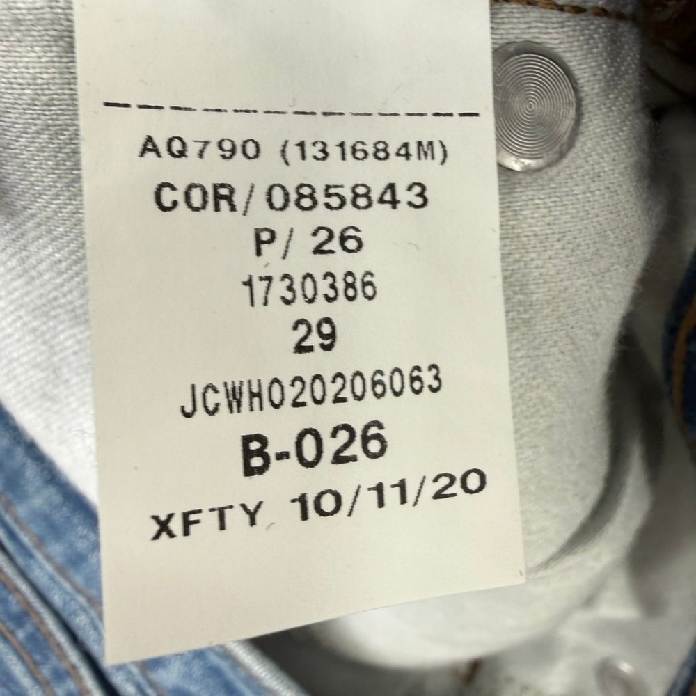 J Crew Billie Demi Boot Crop Jeans Women 29 Cotton Indie Sleek Boho Western - Picture 10 of 10